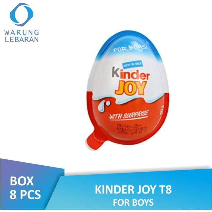 

COKELAT- PACK KINDER JOY CHOCOLATE FOR BOYS (8 PCS X 20 GR) / KINDERJOY -COKELAT.