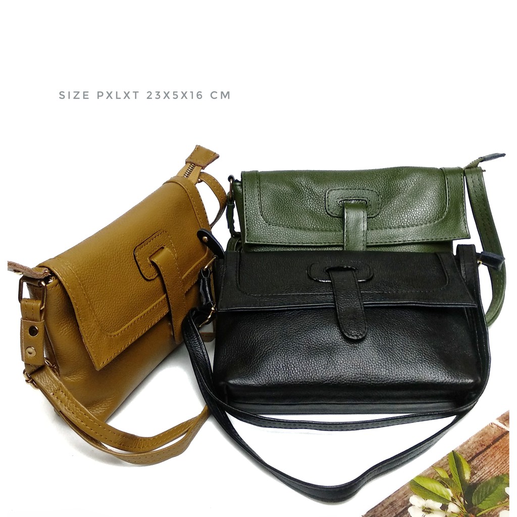 Tas Wanita Selempang Mini Kulit Asli Garut