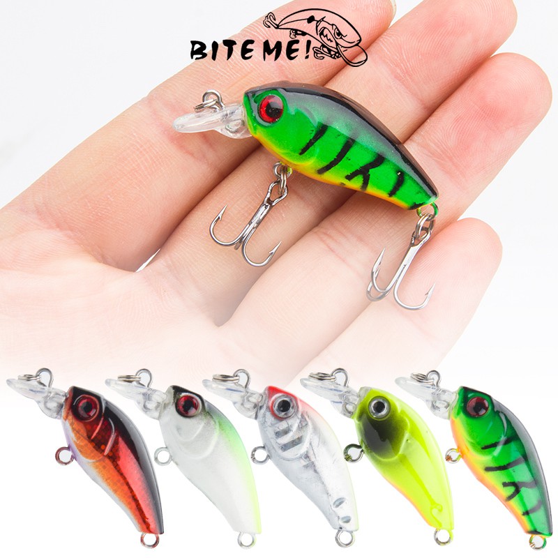 Clouser Minnow Umpan Ikan Kail Pancing Alat Pancing Umpan Mancing Alat Pancing Murah Top Water Lure Plastic Bait Umpan Pancing Buatan Umpan Mancing Umpan Pancing relix nusantara 1PCS 3.8g/4.5cm Mini Minnow Lure