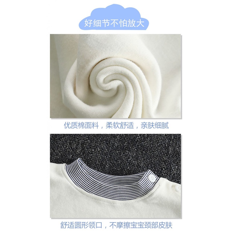 P4 - Pakaian AnakLengan Panjang T-shirt Bayi Kartun Atasan untuk Anak Laki-laki dan Perempuan Import