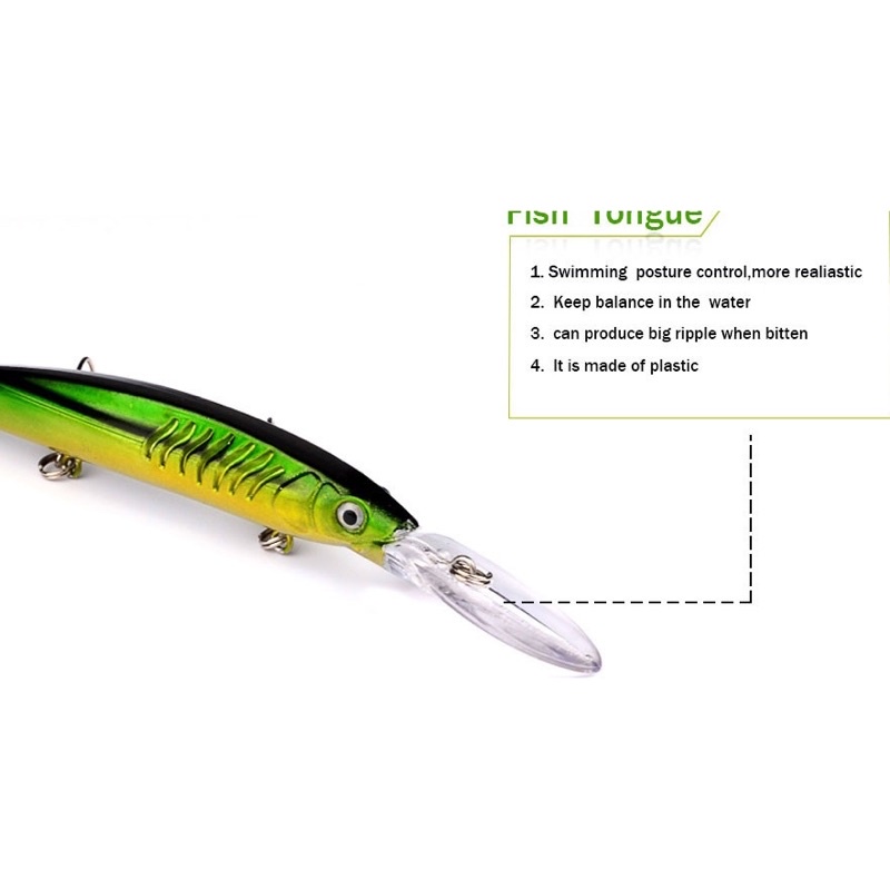 Proberos Kail Pancing Model Ikan 1pcs - Multi-Color