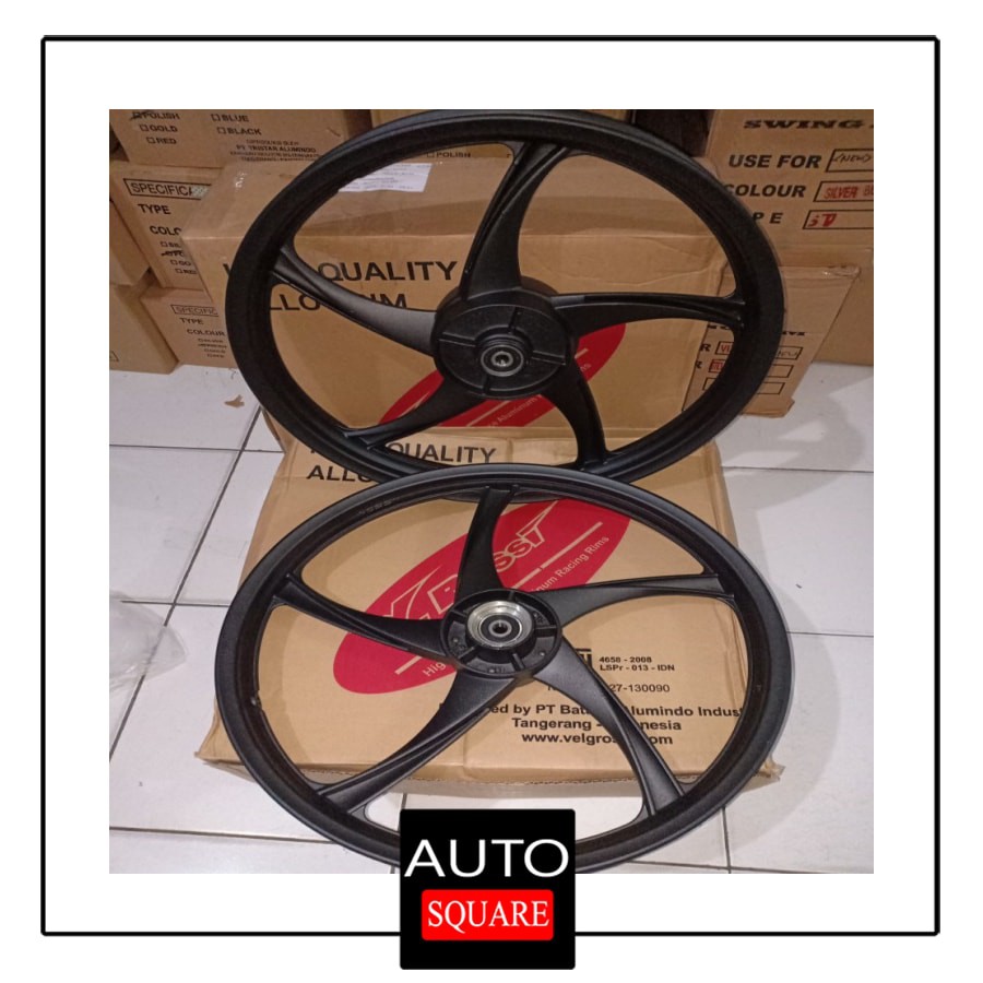 (PROMO) Velg/pelek rossi untuk motor Supra xSupra fit lama lubang baut 5