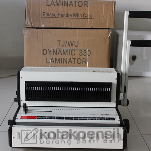 

Mesin Jilid Spiral Kawat Double GEMET D 2060 Mesin Binding GEMET D2060