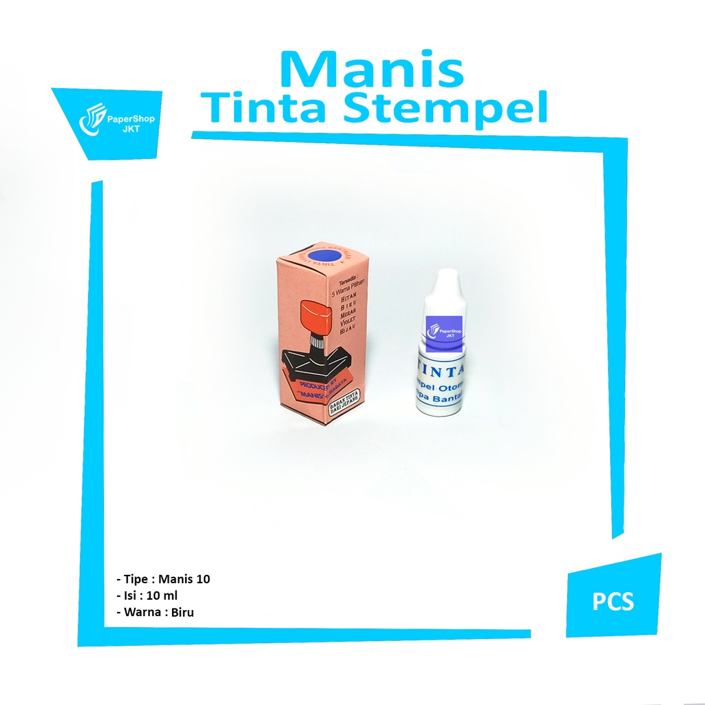 

Manis - Tinta Stempel Tanpa Bantalan - Pcs