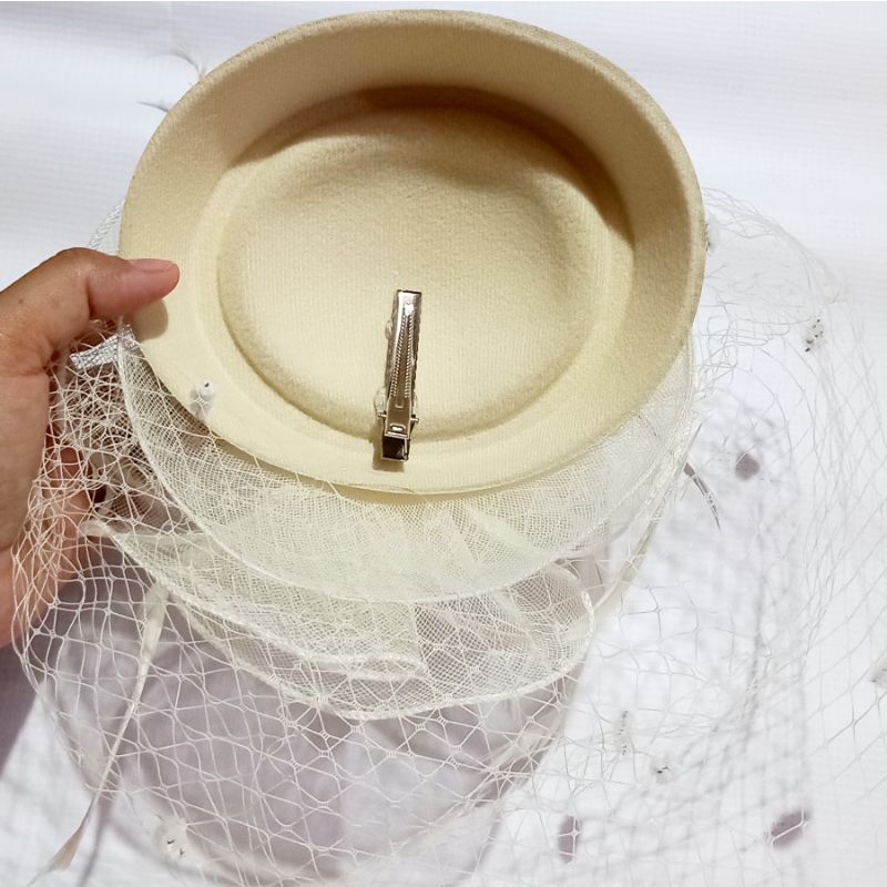 Topi Fascinator KD108-Headpiece Pesta