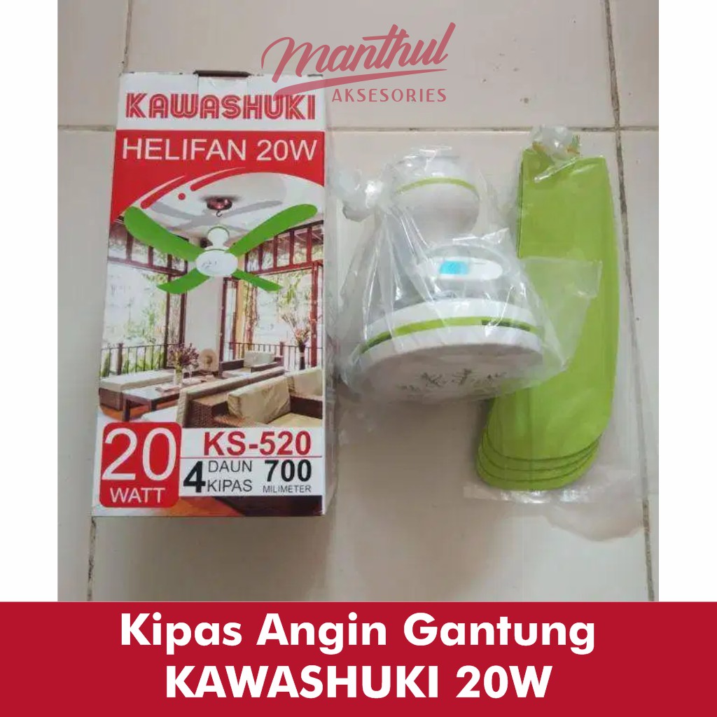 Kipas Angin Gantung KAWASAKI 20W