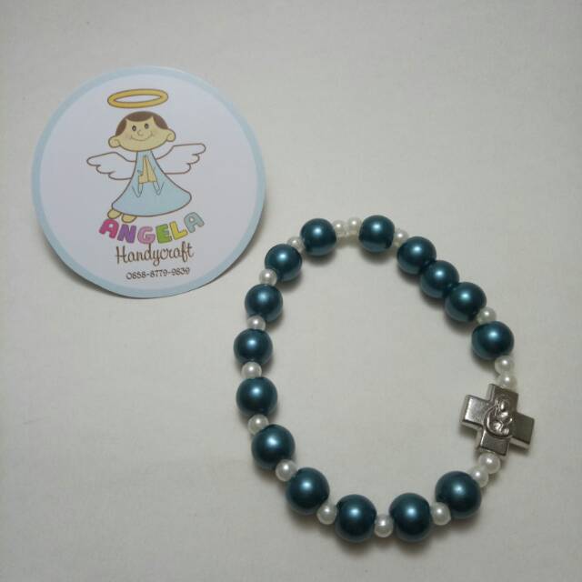 Gelang rosario mutiara