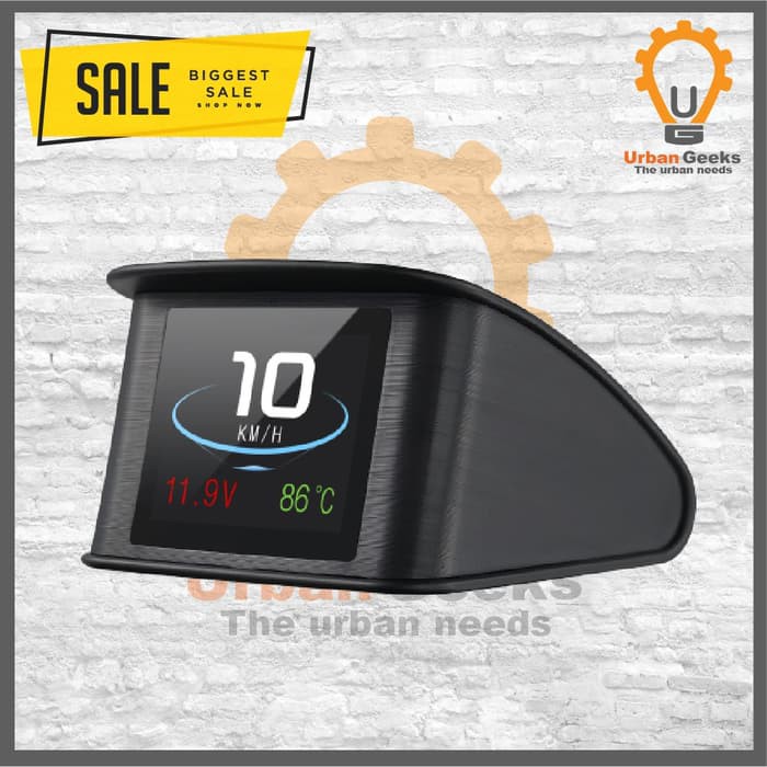 Head Up Display HUD OBD Speedometer Digital Car LED Refleksi P10