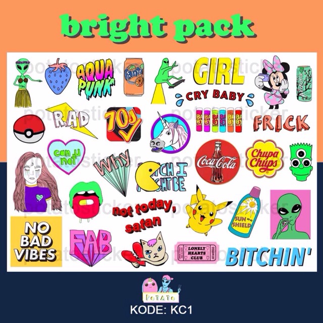 

bright pack - sticker tumblr