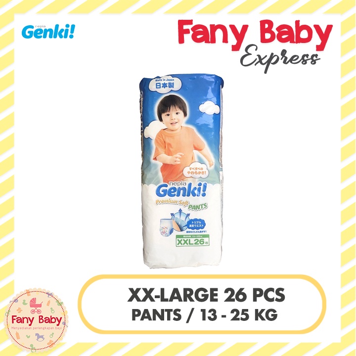 GENKI PREMIUM PANTS / NEPIA GENKI - POPOK CELANA [M - L - XL - XXL]