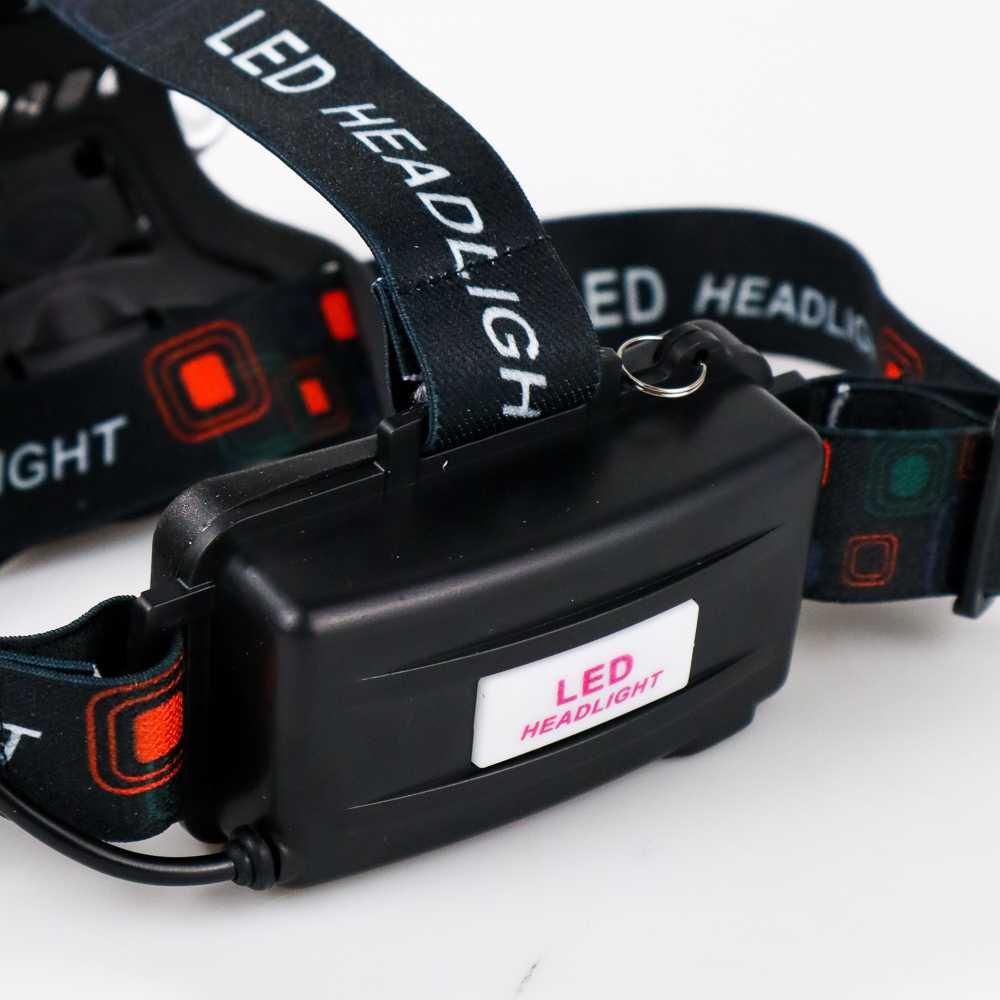 TaffLED Headlamp Senter Kepala LED Light Cree XML T6 + 4 XPE 40000Lumen 18650+Charger BL254