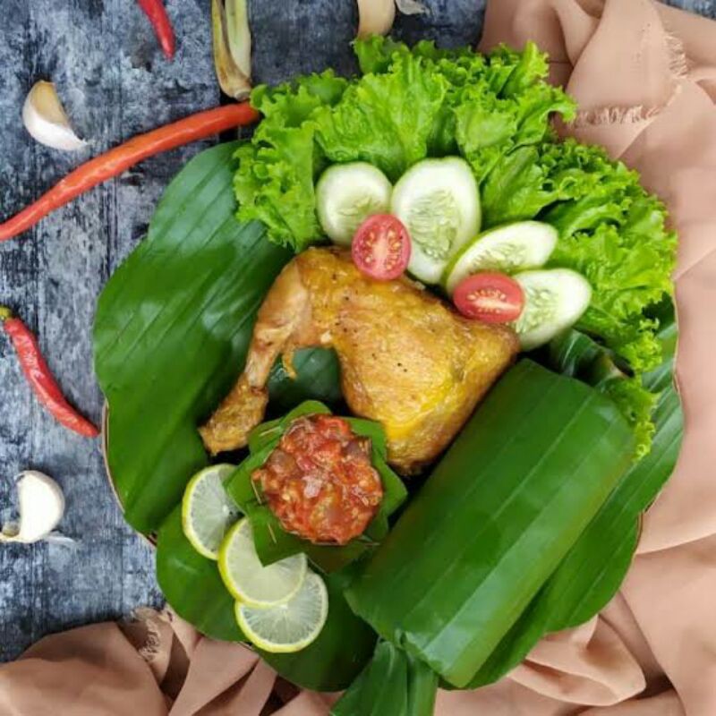 AYAM BROILER GORENG & BAKAR + NASI TIMBEL KUMPLIT KHUSUS GOSEND/GRAB WILAYAH BANDUNG CIMAHI