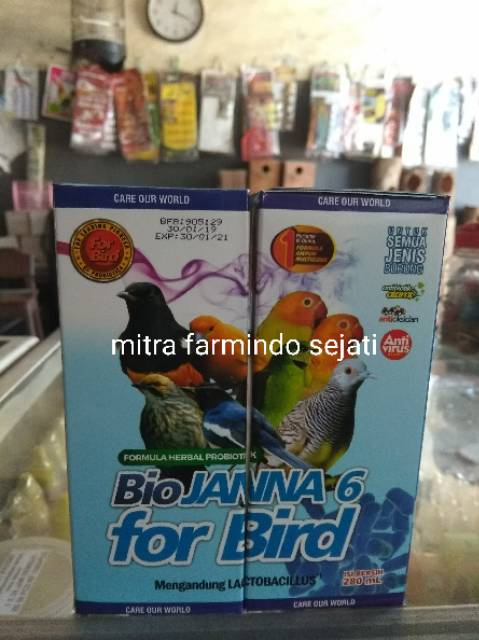 Biojanna6 vitamin BURUNG 250ml biojana6 bio janna6