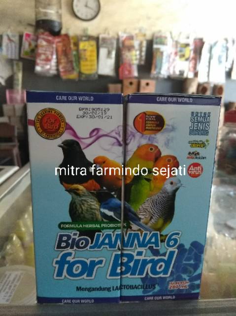 Biojanna6 vitamin BURUNG 250ml biojana6 bio janna6