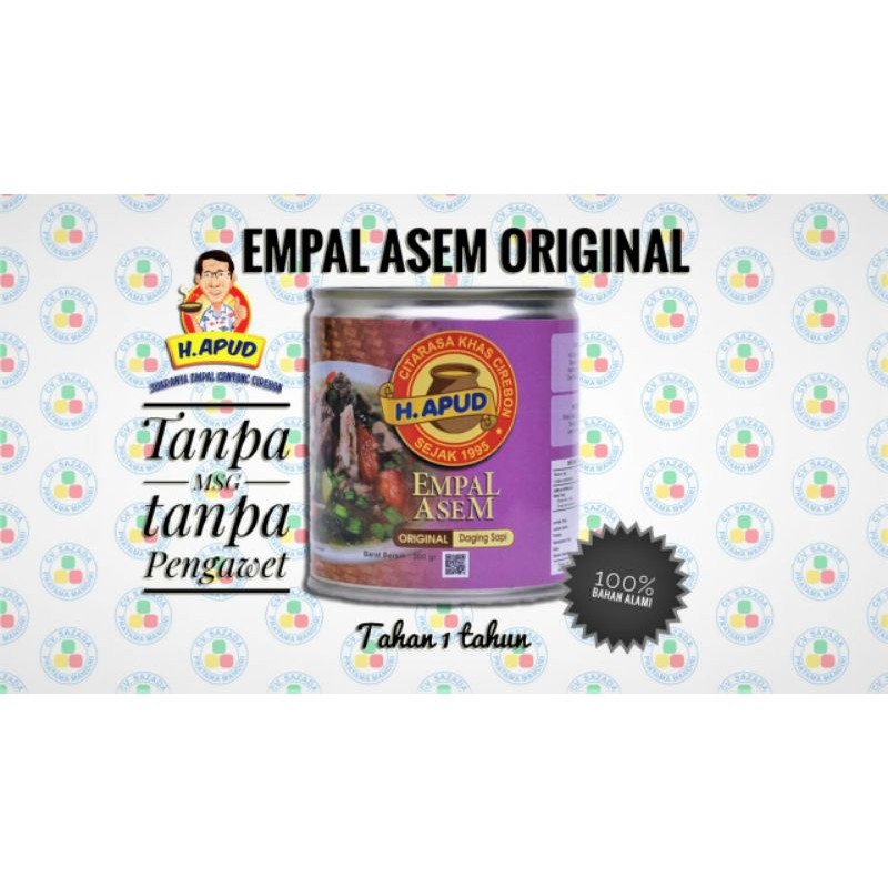 

EMPAL ASEM original H.apud kemasan kaleng terbaru