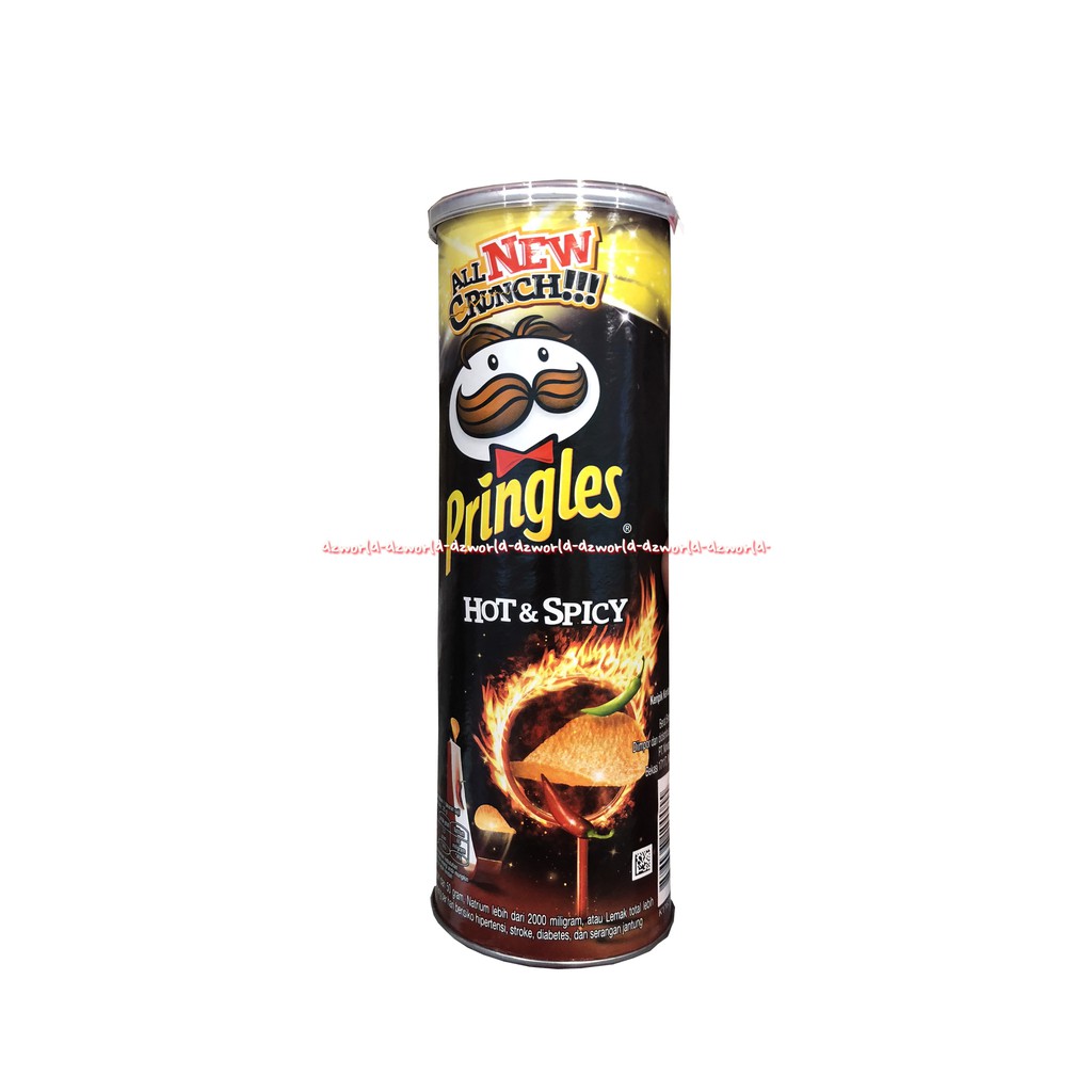 Pringles Salt Seaweed 107gr Kaleng Cemilan Snack Kentang Asin Keripik Kentang Pringless