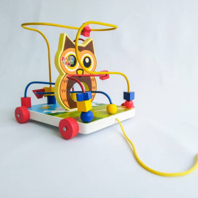 Mainan Kayu - Wire Owl