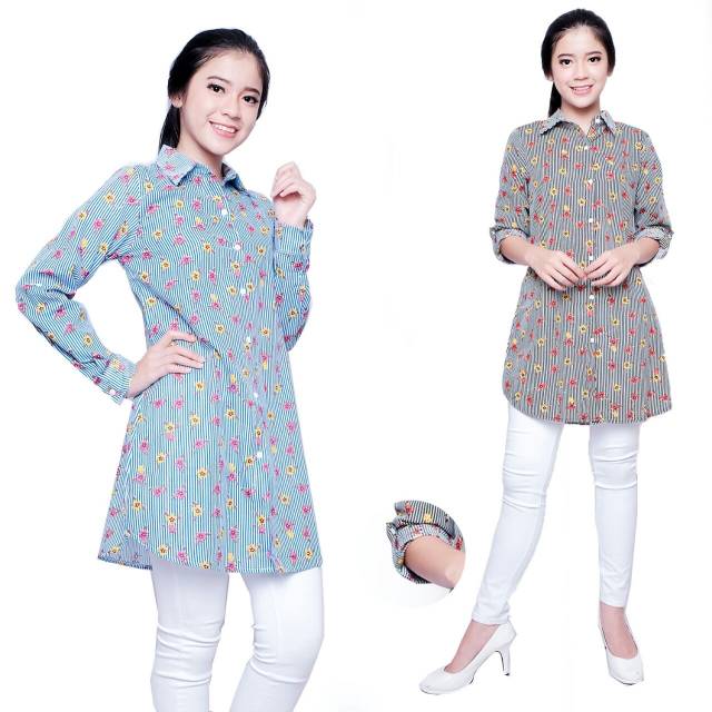 FWG - TUNIK / TUNIK SALUR MOTIF / TUNIK TERBARU WANITA / PAKAIAN WANITA TUNIK