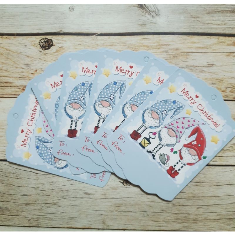 

Dus natal chiffon cake uk. 20x20x10cm " Dwarfs " + tag ( 1 pack isi 5 pcs dus & tag )