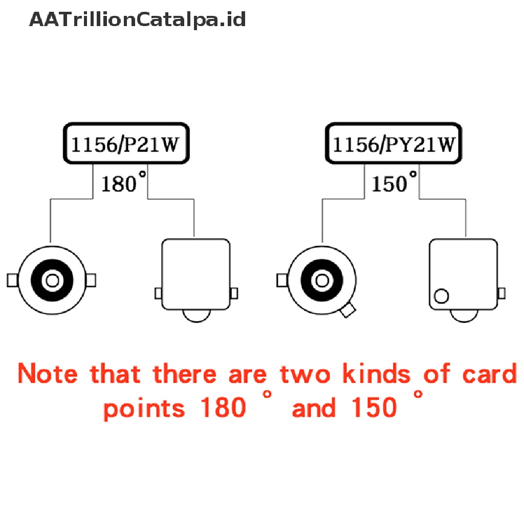 Aatrillioncatalpa 1156 7440 T20 3030 35smd Canbus W21W Lampu LED Untuk Sein Mobil