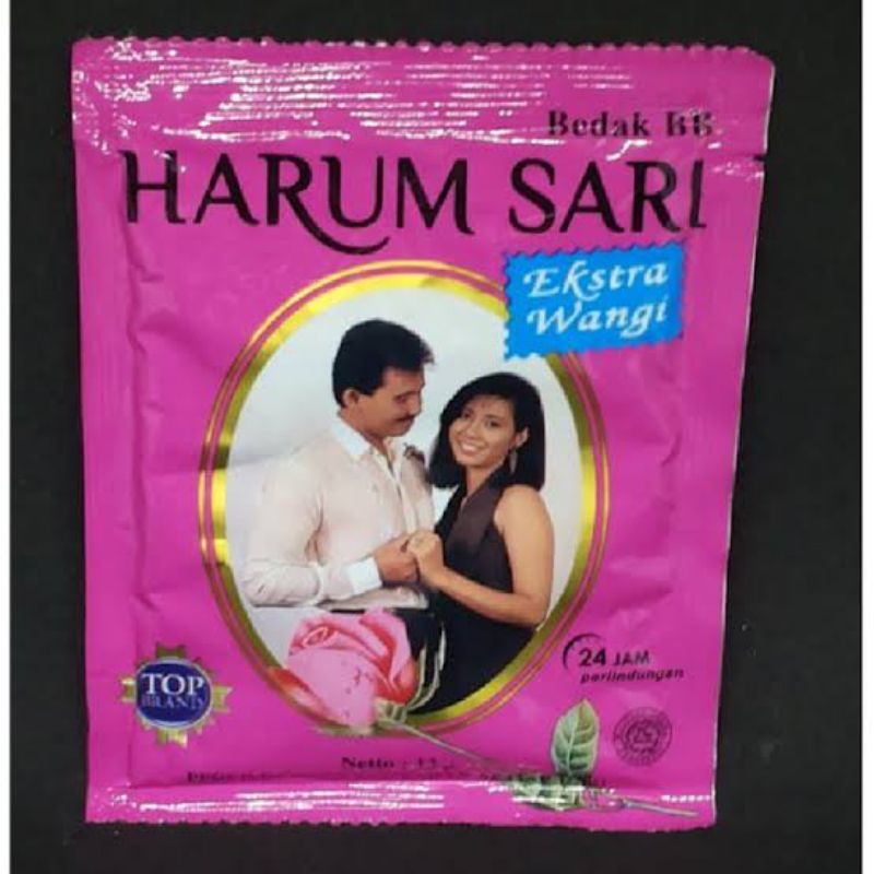 ORIGINAL BEDAK BB HARUM SARI 1 BOX 10 SACHET / BEDAK KETEK HARUM SARI EKSTRA WANGI