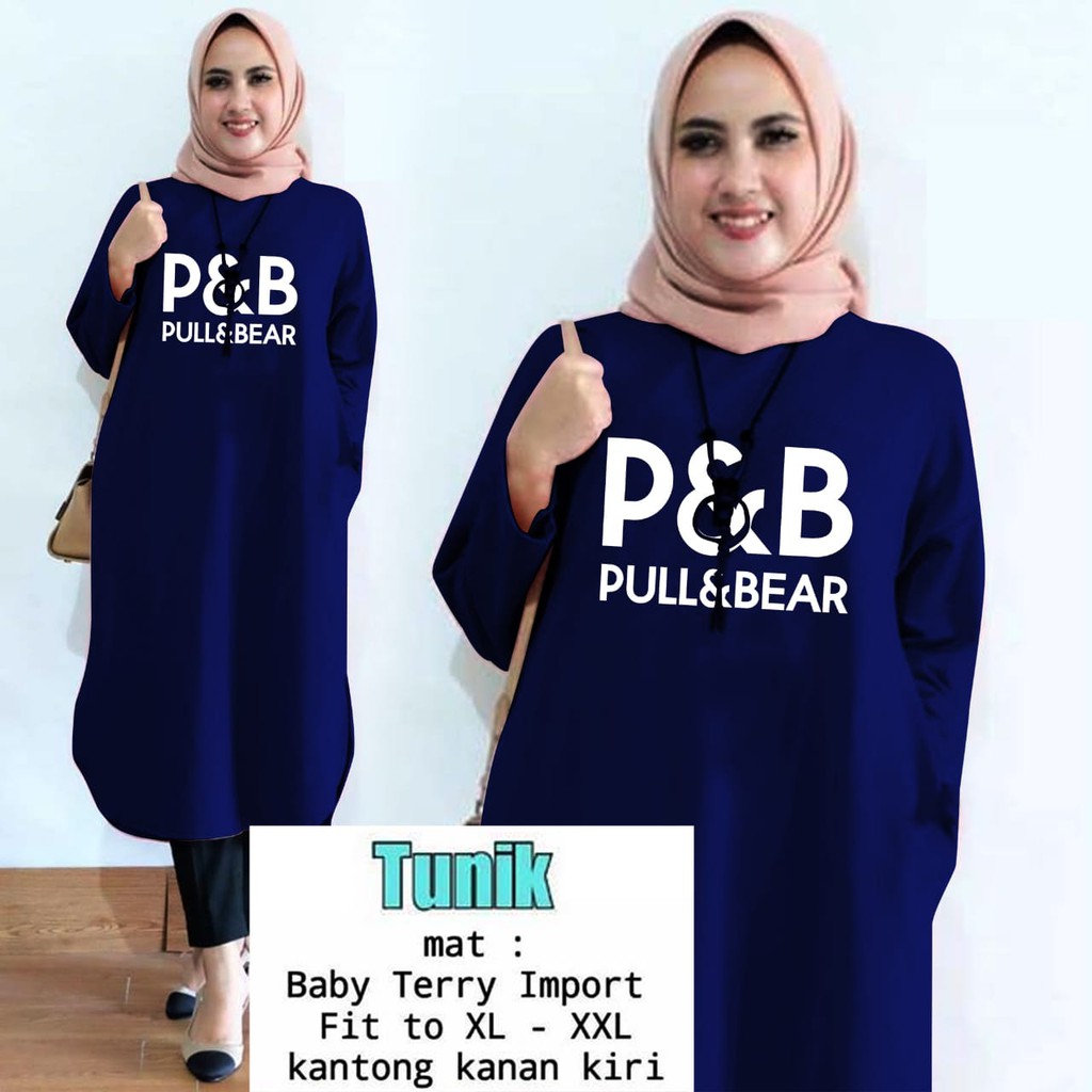 TUNIK PULL BEAR / TUNIK MAMACHI / TUNIK POLOS/ TUNIK CEWEK / TUNIK PANJANG / TUNIK KEKINIAN / TUNIK