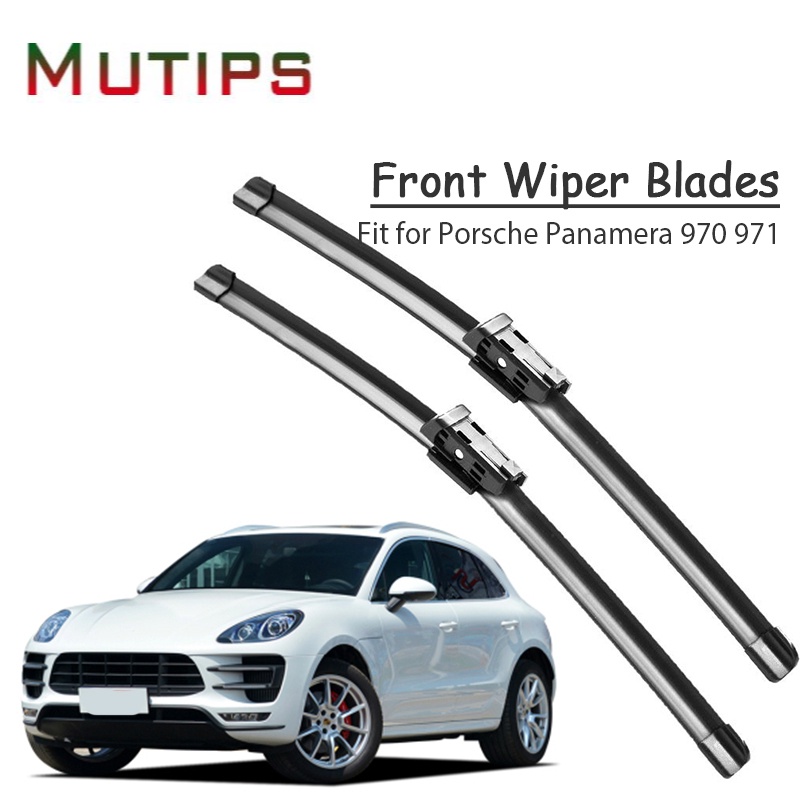 1 Set Karet Wiper Kaca Depan Mobil Untuk Porsche Panamera 970 971 2017 2016 2015-2013