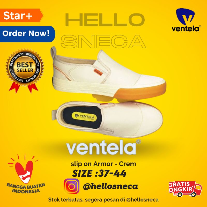 VENTELA ARMOR CREAM SLIP ON