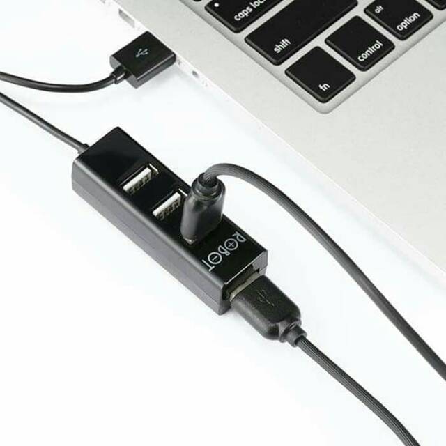 USB HUB ROBOT 4 PORT 2.0 H140-80 BLACK