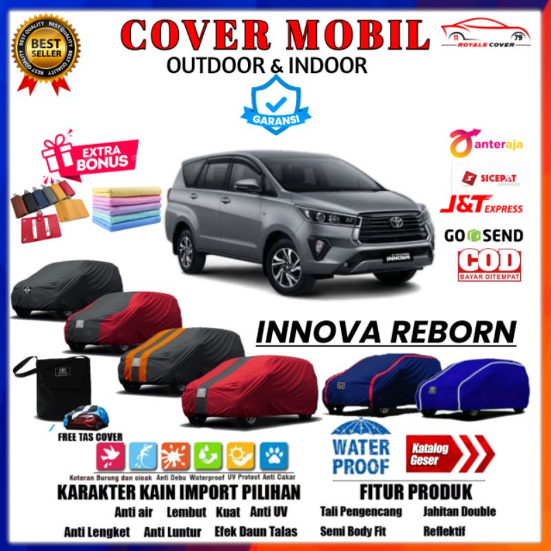 Cover Mobil Innova Reborn Body Sarung Mobil Toyota Inova Selimut Mantel Tutup Waterproof Anti Air