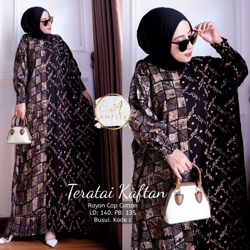 Teratai kaftan by Amelia