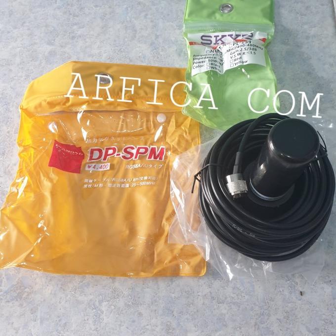 PAKET ANTENA MOBIL DUALBAND PLUS BRACKET MAGNET ANTENA MINI RIG MOBIL