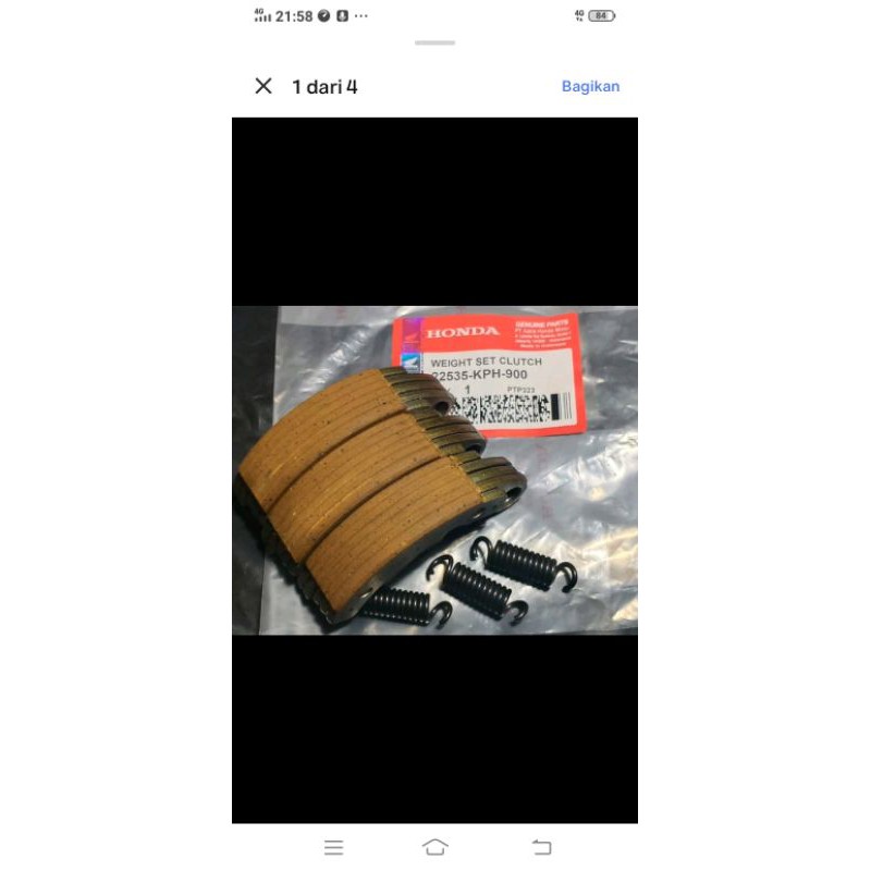 kampas ganda Supra x125