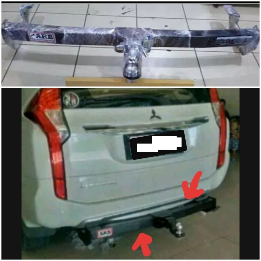 Towing Belakang Pendek Knockdown ARB All New Pajero Sport 2016-2022