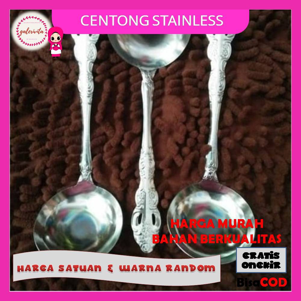 Centong Stainless / Centong Sayur Stainless