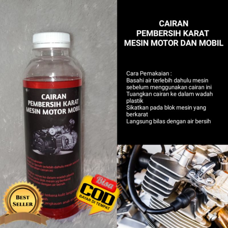 Pembersih karat motor dan mobil / pembersih karat dan kerak mesin