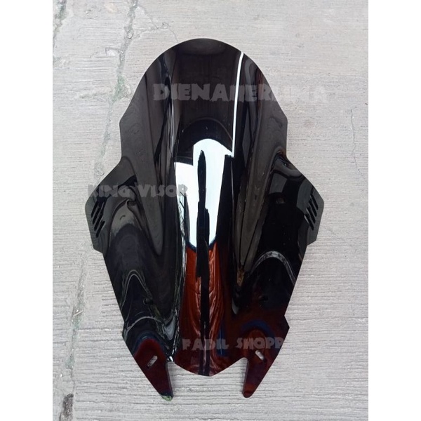 VISOR NMAX NEW TDR MINI SIRIP V3 WINDSHILED NMAX NEE NEW TDR MINI SIRIP V3 UNTUK 3PSC