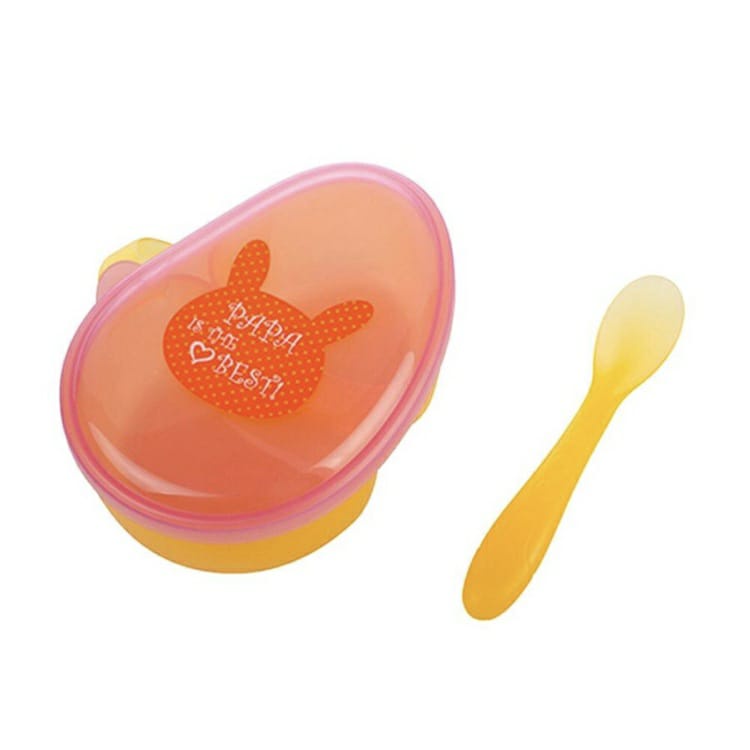 Kandila Devided Bowl With Spoon KDL022-4 - Tempat Makan Bayi