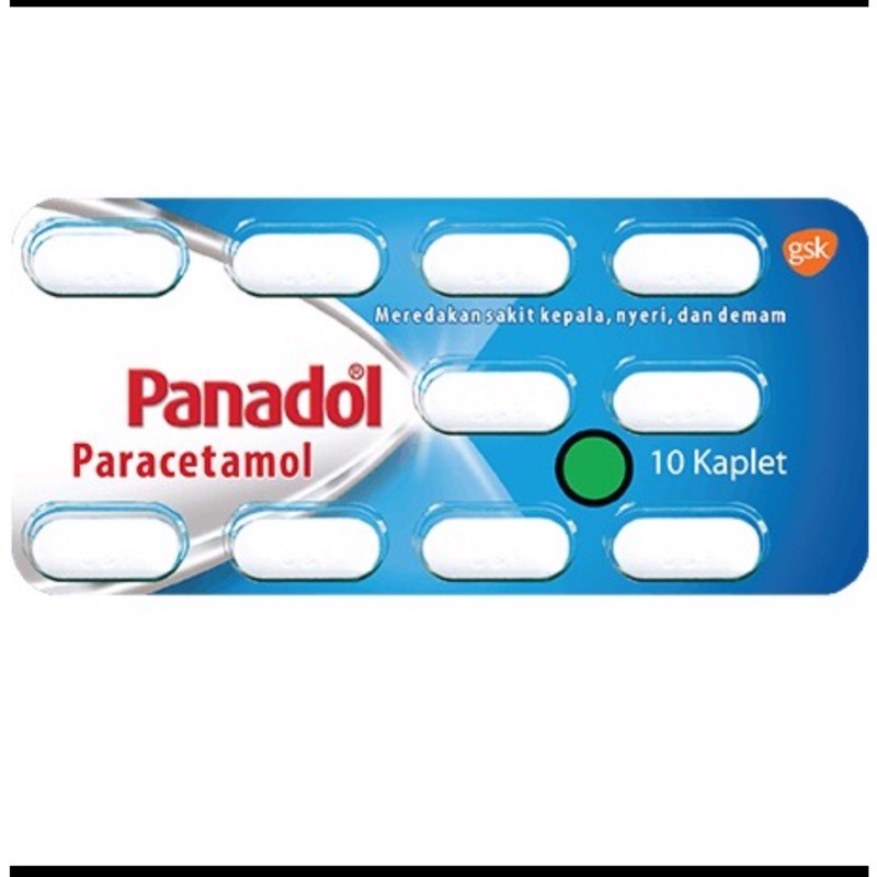 Panadol Paracetamol BIRU KAPLET BLISTER