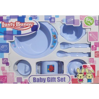 FEEDING SET 7IN1 TEMPAT MAKAN BAYI LUSTY BUNNY LB-1847