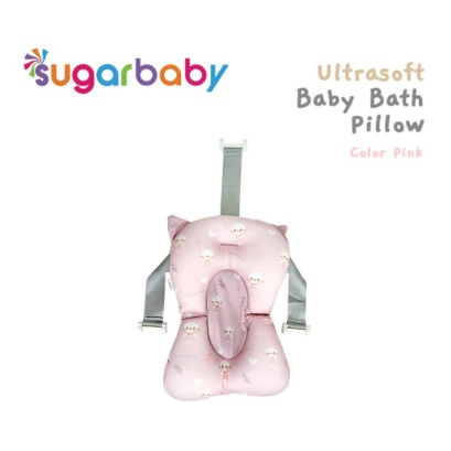 Sugar Baby Bak Mandi Bayi Foldable Baby Bathtub dengan Sensor Panas / Bantal Mandi Bayi peralatan mandi tempat mandi bayi Babu Bath Premium Gift
