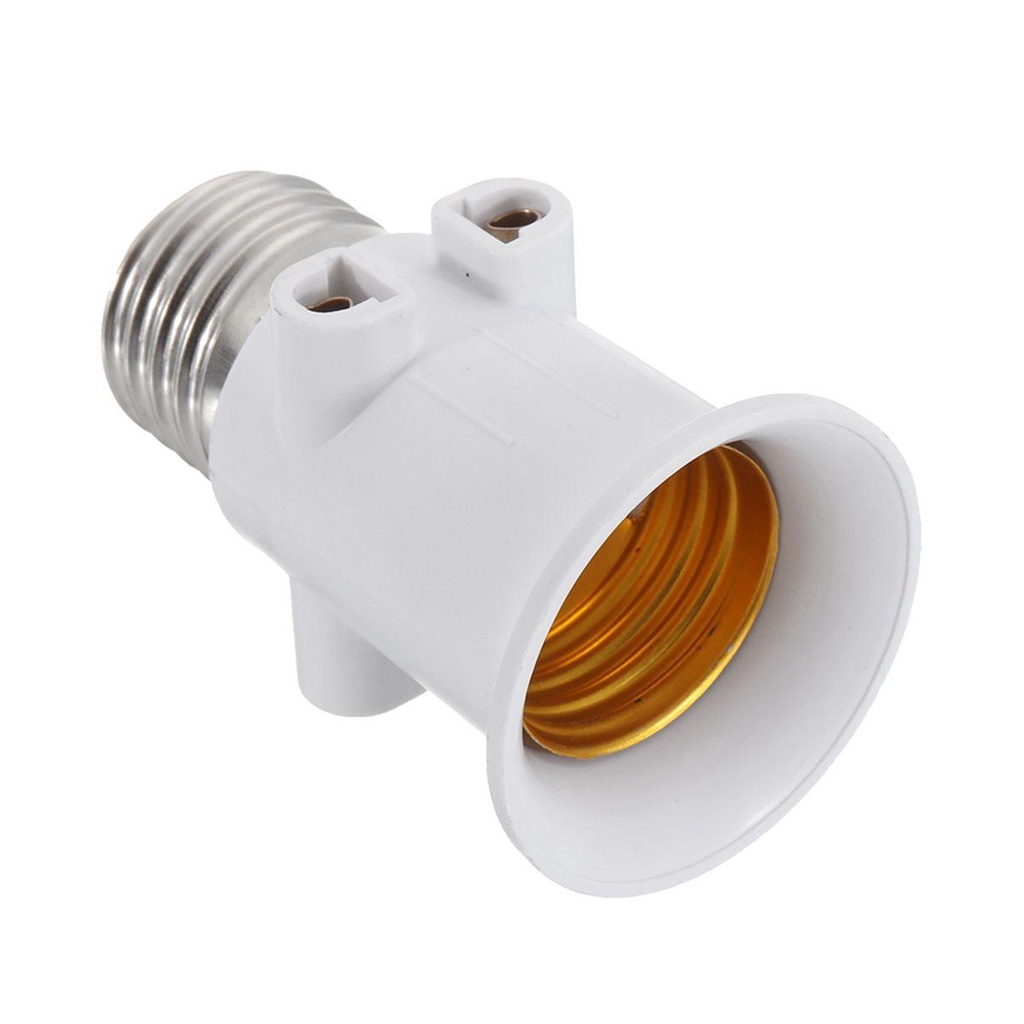 [Elegan] Lamp Holder LED EU Plug Splitter Dinding Lamp Light Base Socket Adapter