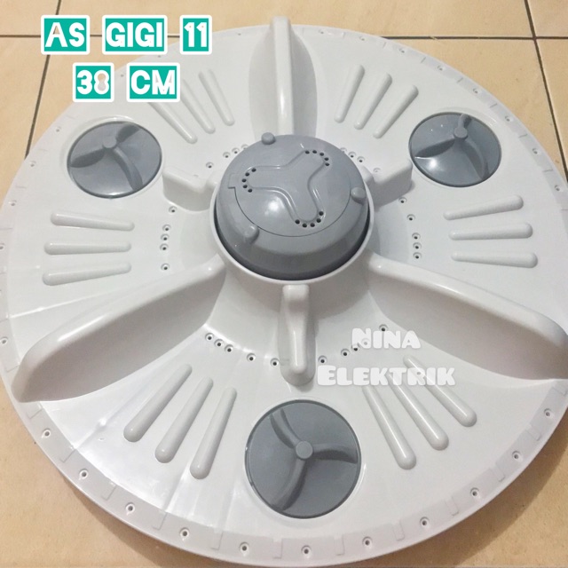 PUTARAN MESIN CUCI LG GIGI 11 dia 38cm ORIGINAL/ PULSTATOR MESIN CUCI LG