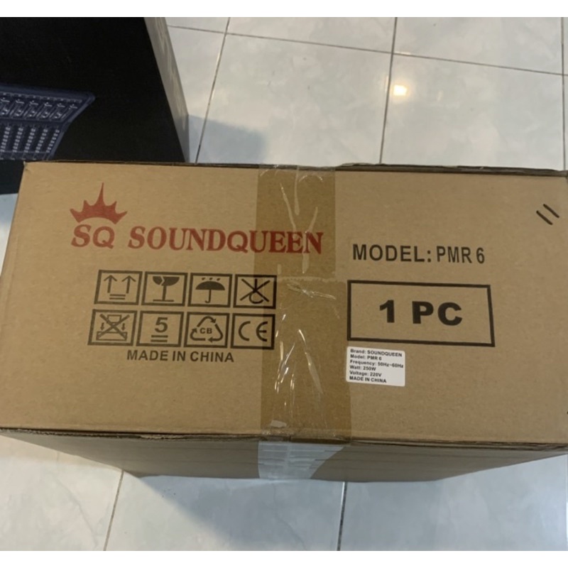 Power mixer soundqueen PMR 6 original PMR 6 channel terbaik SQ