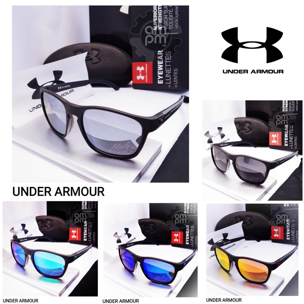 SUNGLASSES / KACAMATA UNDER ARMOUR GLIMPSE SATIN BLACK FRAME