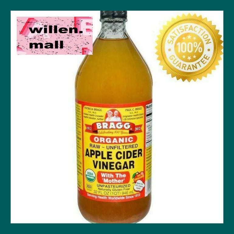 

S0Vitxd Bragg Apple Cider Vinegar 946Ml Cuka Apel Organik Bragg Original S50Vt0H
