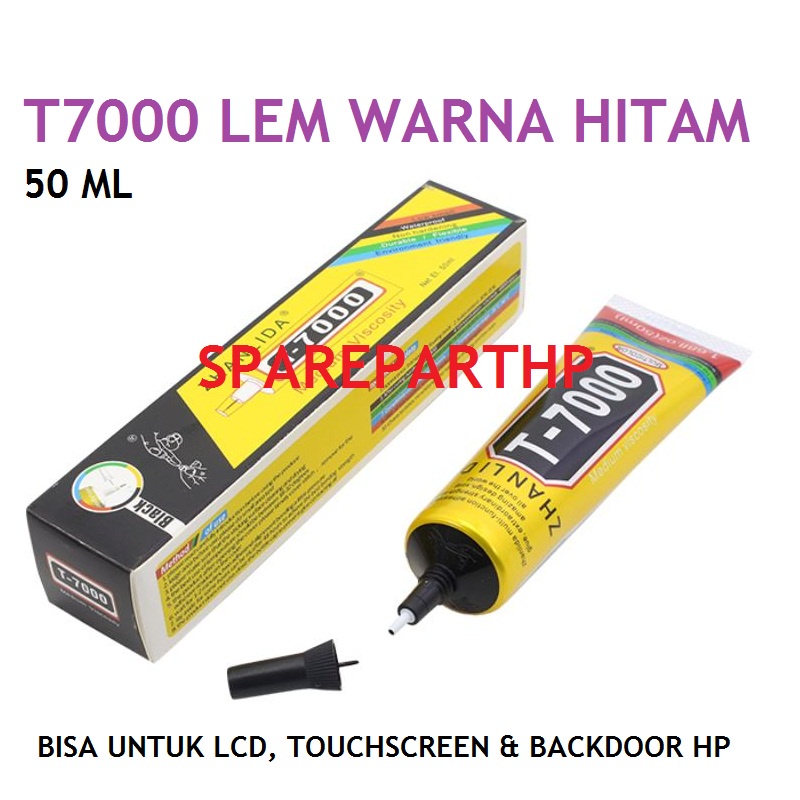 LEM LCD TOUCHSCREEN HP T7000 HITAM 50 ML KEMASAN BESAR