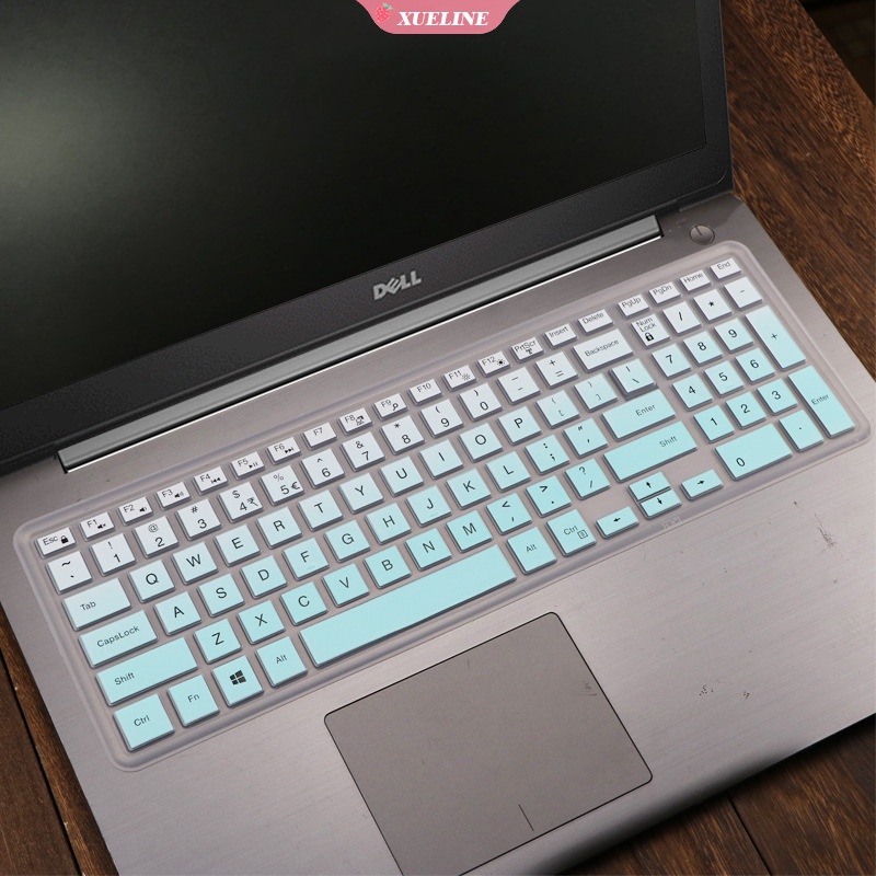 Cover Pelindung Keyboard Dell 15CR 15 inch Bahan Silikon Tahan Guncangan