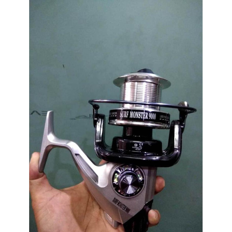 TERMURAH Reel Spinning Awashima Surf Monster 9000 9 Ball Bearings Reel Pancing