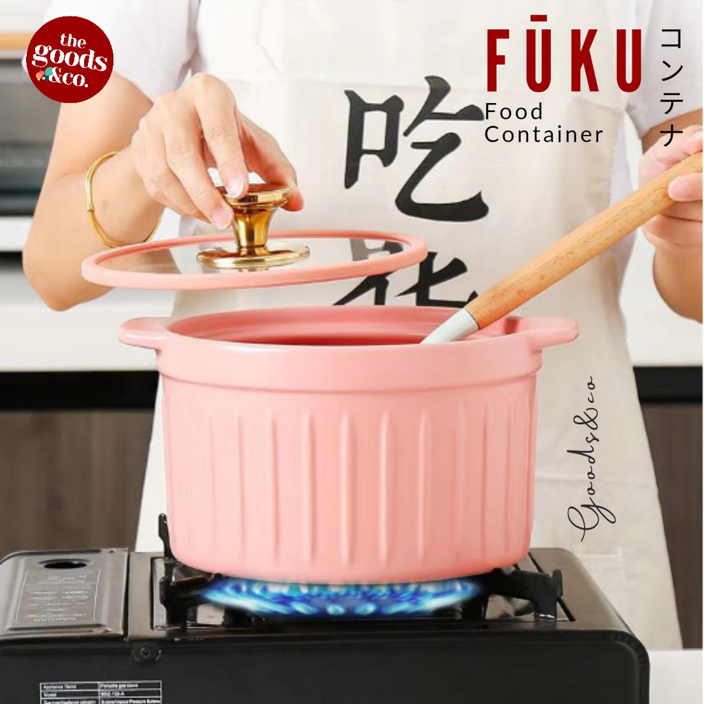 Panci Keramik 2.5L Panci Keramik Tahan Panas Panci Sup Casserole Pot